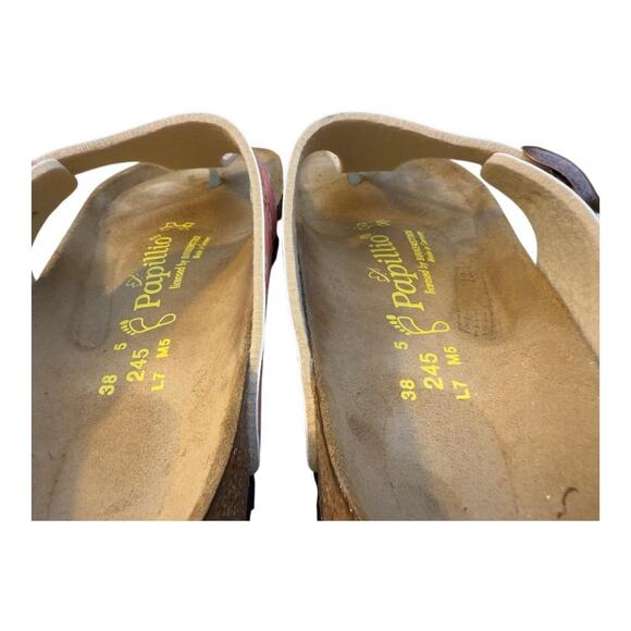 Papillio Birkenstock Gizeh Slide Sandal Women size 38 US 7 - Picture 5 of 6